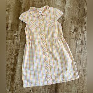 Gymboree Plaid Button-Down Kids Dress